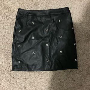Leather skirt